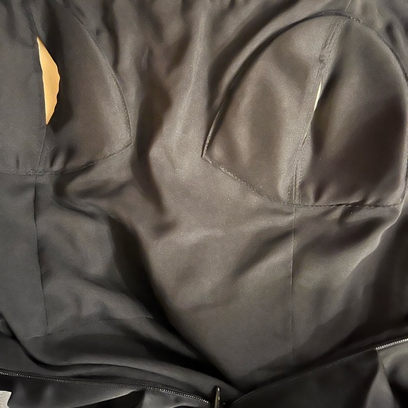 Nicole Miller black satin ruched cocktail dress Size 8 - Picture 9 of 9